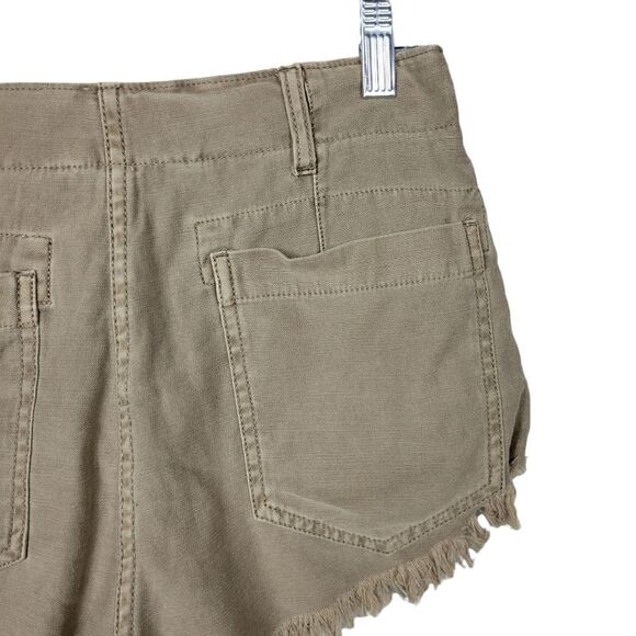 NWT Free People Cutoff Jean Shorts. Tan 4#012 - Picture 11 of 16